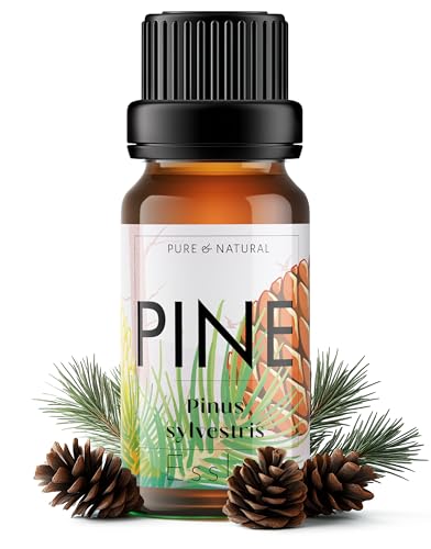 Image of Esslux Pine Essential Oil for Diffuser - 100% Pure & Natural | Invigorating Fall Pine Aroma for Candle Making, Soap Making & DIY Projects | Perfect for Aromatherapy & Refreshing Spaces, 15 ML