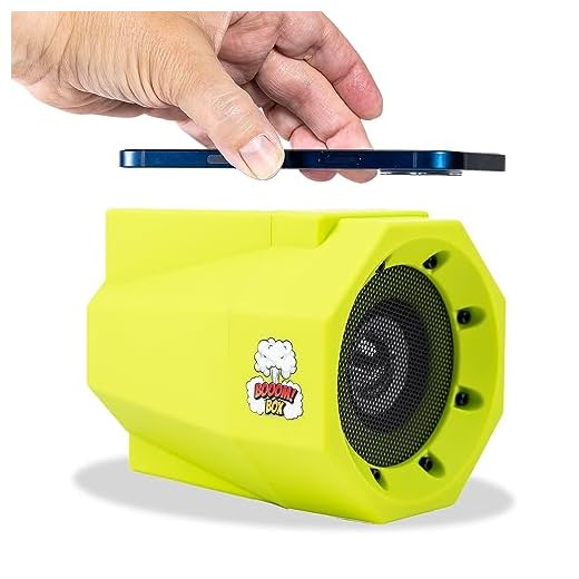 Mad Man Phone Volume Amplifier Sound Booster - No Bluetooth or Cables, Set Smartphone on Speaker to Amplify Audio, Universally Compatible, Works with Speakerphone, Perfect for Seniors (Lime)