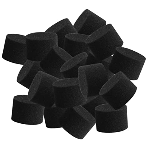 Milisten 50pcs Hydroponic Sponges for Soilless Planting Round Shape Hydroponic Sponge Blocks for Indoor Gardening and Vegetable Cultivation Supplies