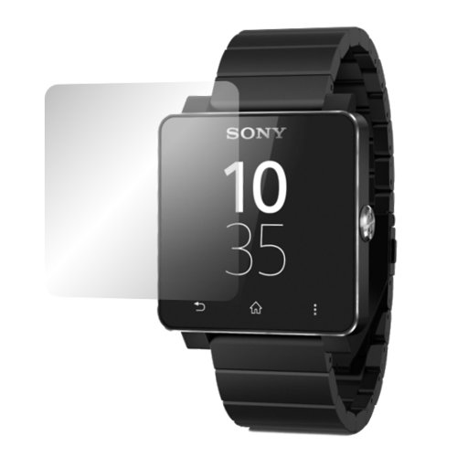 Slabo 2 x Protector de Pantalla Sony SmartWatch 2 lámina Protectora de Pantalla lámina Protectora Ultra Transparente Invisible Made IN Germany