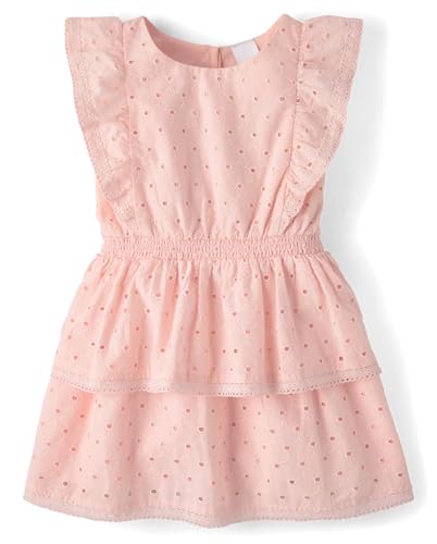 Image of Gymboree Girls' and Toddler Short Sleeve Tiered Dresses