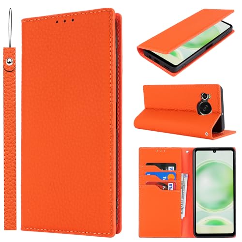 Pelanty for Sharp AQUOS Sense8 ケース手帳型 SH-54D SHG11 SH-M26 スマホケース 牛革製品 本革レザー 財布型カバー カード収納 スタンド機能 内蔵マグネット 手作り柔らかい シャープ アクオス センス8 携