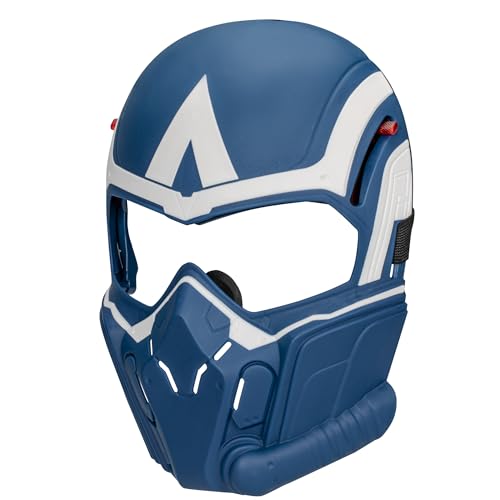 Marvel Studios Captain America Brave New World Flight Vision Mask, Roleplay Toy, Super Hero Toys for Kids 5 and Up