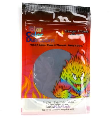 SolarColorDust® - White to Green (Fades to Yellow) - Sunlight Sensitive Color Change® Pigment