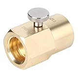 plplaaobo Zubehör für CO2-Nachfüllanschlussadapter, Haushalts-Sodaflaschenzylinder CO2-Adapter CGA320 W21.8 auf TR21.4 zum Befüllen des Sodastream-Tanks(Übertragung von W21.8 auf TR21.4)