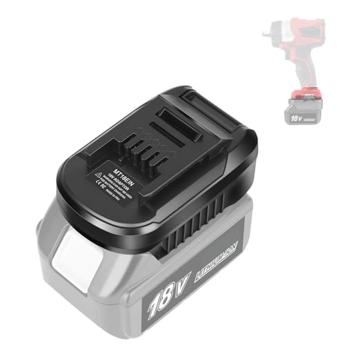 REACELL Adapter für Makita auf für Einhell Akku Adapter Konverter für Makita 18V Akku BL1830 BL1860 BL1850 BL1815 auf Einhell 18V Li-ion Elektrowerkzeug (Nur MT18EIN Adapter)