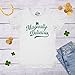 Womens Magically Delicious T Shirt Funny Shamrock Irish Tee Funny T Shirts Saint Patrick's Day Tops for Women Women's Novelty Tees White - XXL