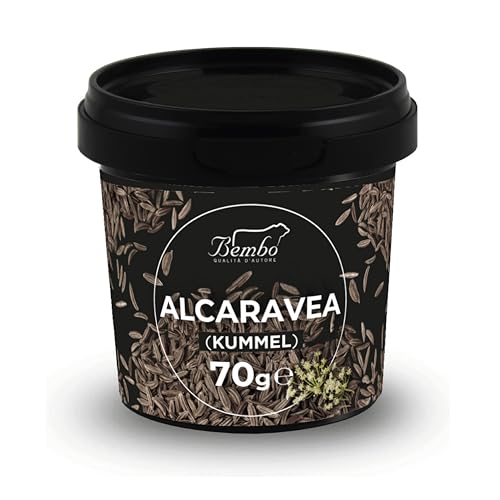 Semillas de Kümmel Bembo (Alcaravea o Comino de los Prados) 70 g – Envase Antidesperdicio y Antioxidación, Reutilizable y Reciclabl