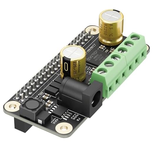 InnoMaker Audio-Verstärker 2x80W Spitzenleistung Class D HiFi AMP Pro Mini Hat 192KHz/24bit MA12070P für Raspberry Pi 5/4/Zero 2W Unterstützt Volumio, MoOde, Raspbian, LibreELEC