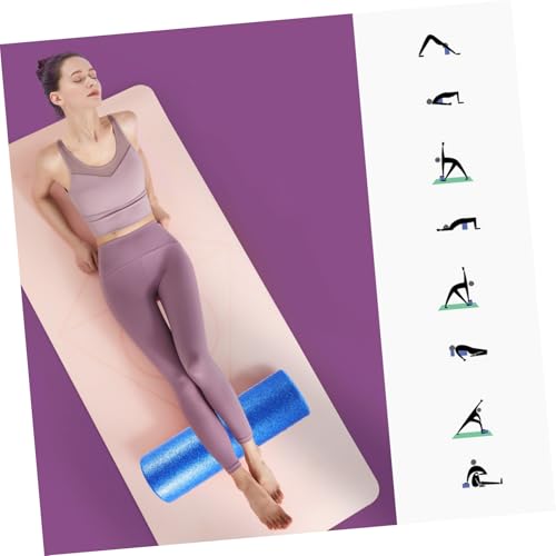 Rodillo Masajeador Muscular Healifty para Yoga y Fitness, Columna de Espuma de Alta Densidad para Alivio Muscular, Ligero, Color Azul, Ideal para Terapia Post-Entrenamiento y Estiramientos miniatura 6
