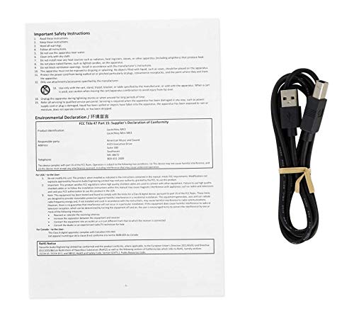 Novation Launchkey 37 Mk3 37-Key Usb Midi Ableton Live Keyboard Controller Bundle With Rockvilie 25-Key Case Soft Carry Bag Backpack For Impulse W/Launchkey 25 Keyboards #TOP5