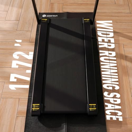 Image of DeerRun X20 Treadmills for Home, Foldable Treadmill with 15% Auto Incline, 400 lb Capacity Heavy Duty Running Machine, 3.5 HP, 0.6-11.3 MPH, Smart App Control, Shock Absorption