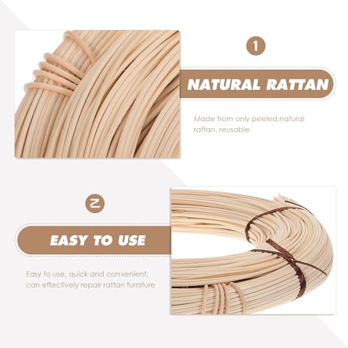 Ratán natural flexible de 2.0 mm ideal para tejer cestería resistente 7