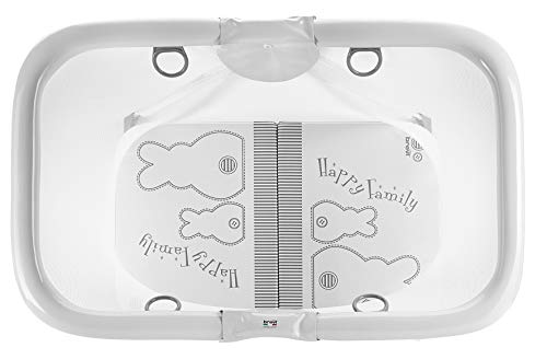 Brevi 583NEW-501 Circus Italia Box Boîte pour enfant, collection 2019, blanc lapin