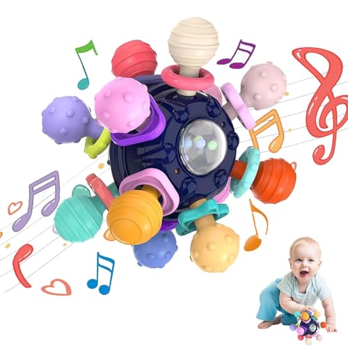 Image of Baby Montessori Sensory Toys for 0-6 6-12 Months, Baby Teether Teething Toys for Babies 0 3 6 9 12 18 Months, Newborn Infant Learning Developmental Toys Gifts for 1 2 Year Old Boys Girls