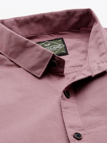 Image of Majestic Man Men Classic Slim Fit Pure Cotton Casual Shirt