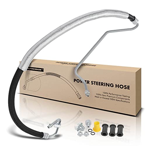 A-Premium Power Steering Pressure Hose Line Assembly Compatible with Ford Five Hundred, Freestyle & Mercury Montego, 2005 2006 2007, 3.0L, with O-ring & Aluminum Foil Sheath, Pump To Rack