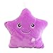 Poduszka w kształcie gwiazdy świecąca poduszka w kształcie gwiazdy pluszak prezent na urodziny / na dzień (fioletowy)