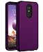 LG Stylo 4 Case,LG Q Stylus Case,LG Stylus 4 Case,LG Stylo 4 Phone Case,SKYLMW Heavy Duty Three Layer Hybrid Sturdy Shockproof Armor High Impact Resistant Protective Cover for LG Stylo 4,Purple/Black