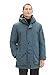 Produktbild TOM TAILOR Herren 1037354 Hybrid Daunenmantel mit Abnehmbarer Kapuze, 32506-dusty Dark Teal, L