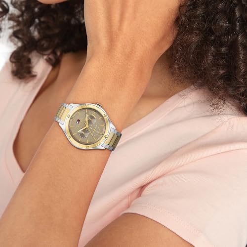Image of Tommy Hilfiger Lexi Multicolor Dial Analog Watch - for Women TH1782658W, Band: Multicolor