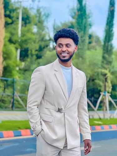 Mens Suit Double Breasted Suit Men for Wedding 2 Piece Mens Slim Fit Suits for Prom Party with Metal Clasp4