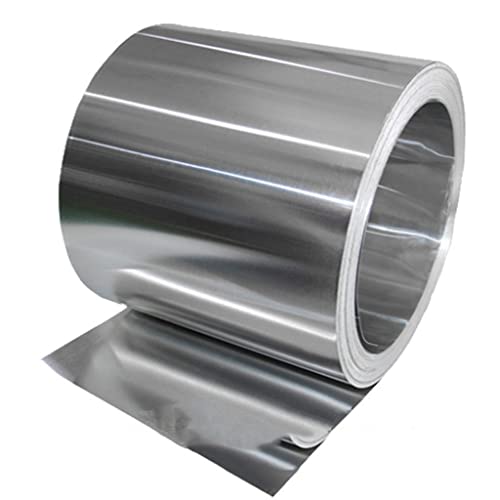 JEEIJ 1pcs 1m 0.2-0.3mm Thick 304 Stainless Steel Strip, Steel Sheet Thin Steel Plate (Color : 0.3mmx50mmx1m)