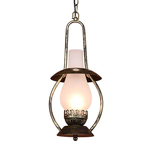 V-intage E-Dison Huile Pendentif Huile Pendentif Huile givrée Huile d'abat-jour Fulbed Bronze Finition Bronze Chandelier en métal Rétro Antique Plafonnier Plafonnier Plafonnier Bulbe Câblage industrie