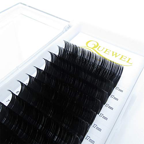 0.20 Thickness D Curl 17mm Pure Korean Silk Eyelash Extensions Professional Salon Use