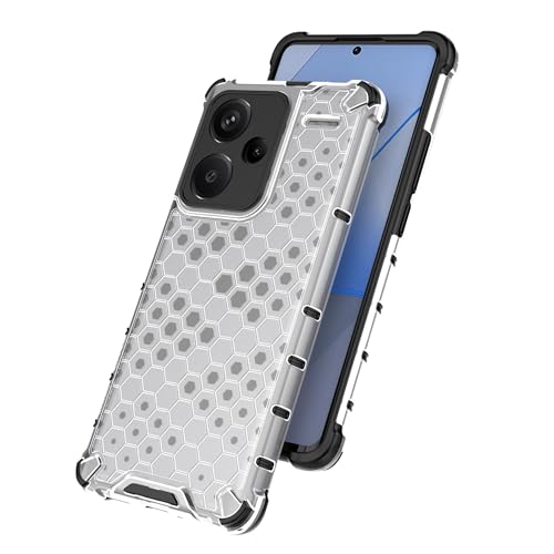Image of Glasgow Back Case Cover Compatible with [ Mi Redmi Note 13 Pro Plus 5G ] (Stylish Design) - Transparent