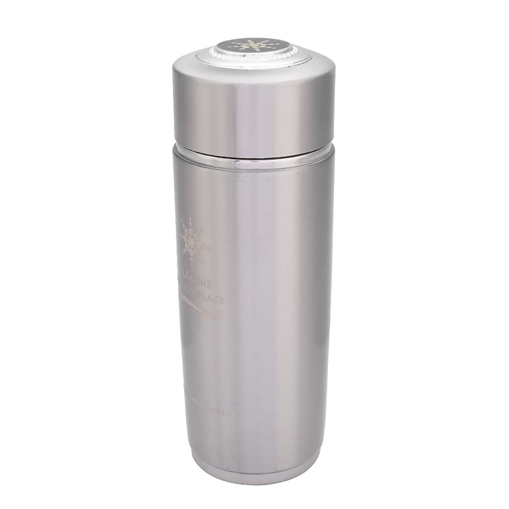 Bouteille d'eau alcaline portable 400 ml rouge : gourde de voyage pour la santé et le bien-être