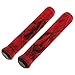 2 Pedazos Puños de Manillar de Bicicleta Herramienta - Negro Rojo