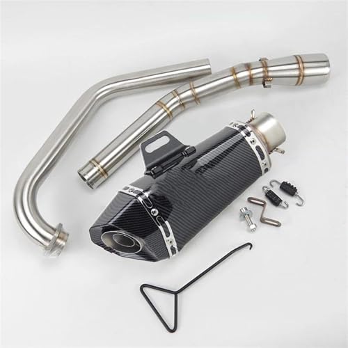 Échappement Moto Inox Slip On Tubulure Intermédiaire Yamaha R15 MT15 Type A