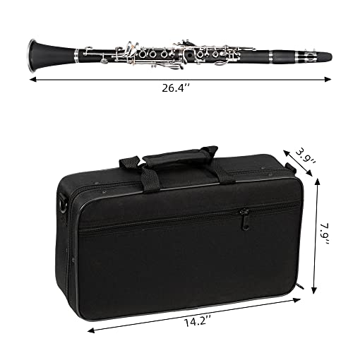 Ktaxon CLT381 Bb Flat Clarinet Mid-Range Bakelite Beginner & Student Clarinet thumb #5
