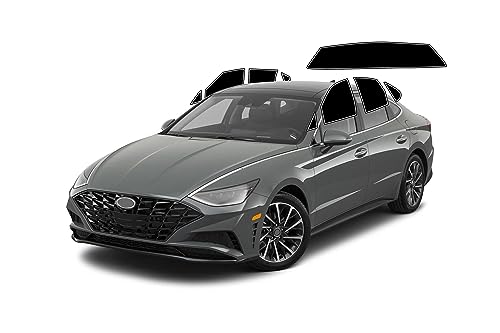 Autotek DIY Car Window Tinting Kit - Customize Shade: 5%, 10%, 20%, 35%, 50%, 70%, for Hyundai All Models Sides & Back Windows - Pre-Cut colorants for UV Blocking and Blast Protection