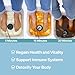 Ionic Foot Bath Detox Machine - Foot Spa Bath for Home Use - Free Regain Health & Vitality Booklet & Brochure (03 Refill Kit No Basin for Home)