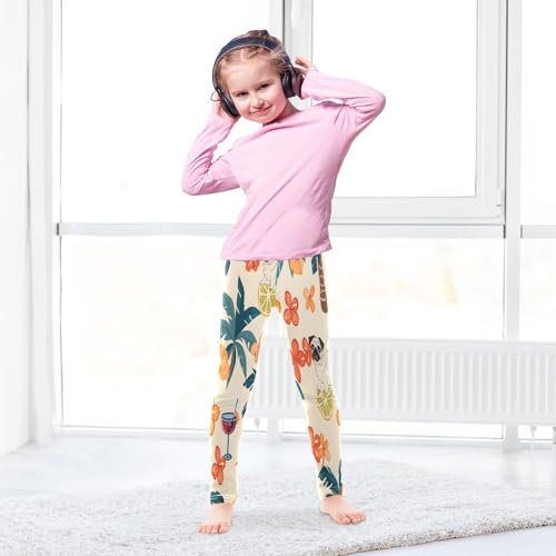 Toddler Girls Leggings Printed Yoga Pants Leggings Dog Plam for Kids4