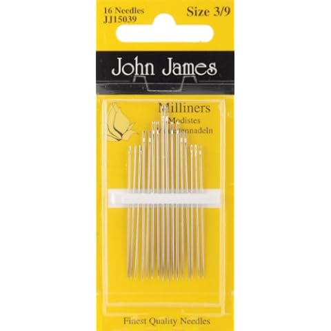 Colonial Needle Milliners Needles Size 3/9 Cover