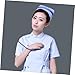 PartyKindom Nurse Hat Cosplay Accessory Women's Fashion Scrub Cap Made of Cotton Comfortable