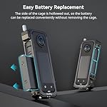 SMALLRIG-Cage-for-Insta360-X4-Aluminum-Protective-Case-for-Insta360-X4-with-Silicone-Lens-Cover-Built-in-Cold-Shoe-and-14-20-Anti-Deflection-Threaded-Hole-4278