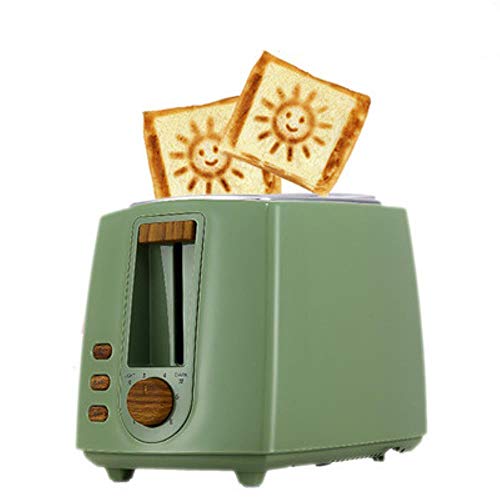 220 V Rosa modelo Automaticlly 2 rebanadas de pan tostadora sonrisa 6 durante 1612x20cm,amarillo