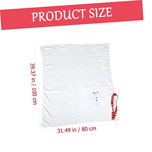 Couvertures de Noël flanelle de qualité supérieure, ensemble respirant pour décoration