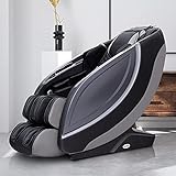 Osaki Titan Pro 3D Cascade Massage Intelligent Voice Control Full Body Reclining Zero Gravity Heated Massage Chair with Specialized Foot Roller and Minimum Doorway Size 29' 3D Massage Chair (Black)