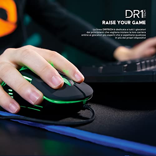 [Amazon Exclusive Guardian Mouse da Gaming con Filo in Tessuto Resistente - 7 Tasti fino a 3200 DPI - Design Leggero e Resistente - Mouse Ergonomico da Gioco per PC/PS4/XBOX - Mouse gaming - Immagine 7