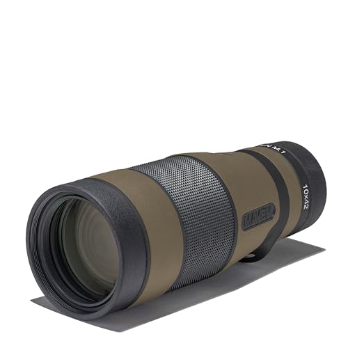 Maven M.1 42mm Monocular | Great for Birding, Wildlife Viewing, and Hunting | Adjustable Eyecup, Fully Multi-Coated Lenses, Rubber Armor, Fogproof and Waterproof (Moss/Black, 10x42)