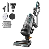 Eureka FlexReach Plus Bagless Upright Vacuum Cleaner for Home,Pet Vacuum for Carpet and Hard Floor, Lift-Up Vacuum with Flooring Type Sensor, HEPA Filter,Anti-Tangle, NEU652, Green