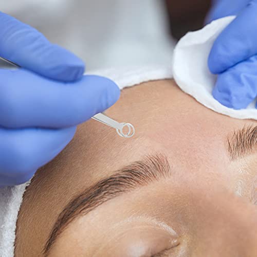 EXCEART Cabelo Do Nariz Pinças de Aço Inoxidável Ferramenta de Ponta Redonda Pino Pimple Comedão Ext