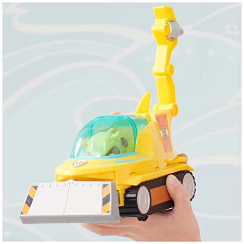 Paw Patrol Aqua Pups Rubble Transforming Hammerhead Shark Vehicle with Collectible Action Figure, Kids Toys for Ages 3 and up