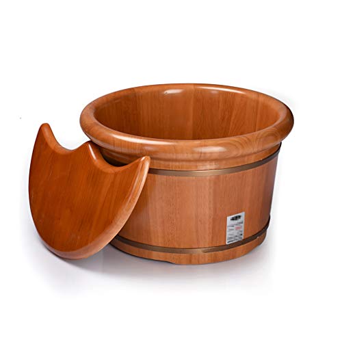 Bañera de pies de madera de roble miniatura 2