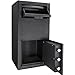 BARSKA AX12590 Standard Keypad Security Depository Drop Safe 1.72 Cubic Ft, Black, One Size
